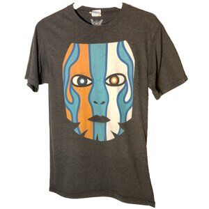 WWE Jeff Hardy Face T Shirt Small Gray Wrestling Abstract Art Graphic READ